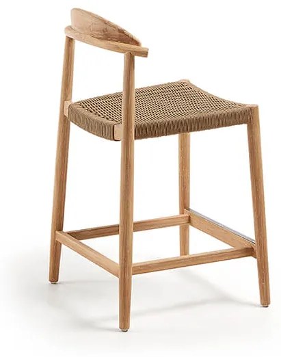 Barová stolička glynis 62 cm béžová MUZZA