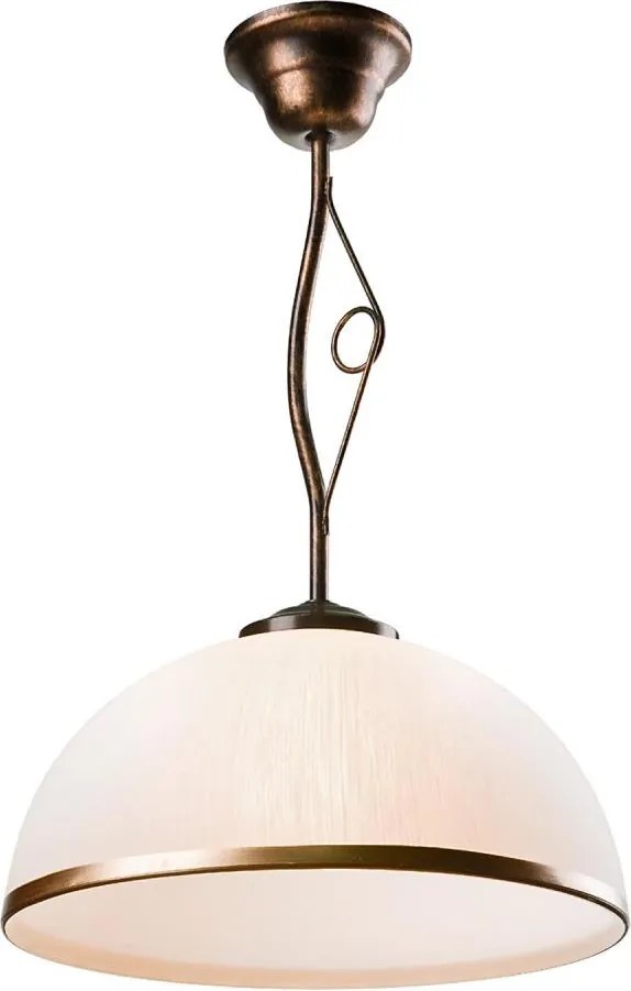 Luster na tyči RETRO 1xE27/60W/230V čierna patiny