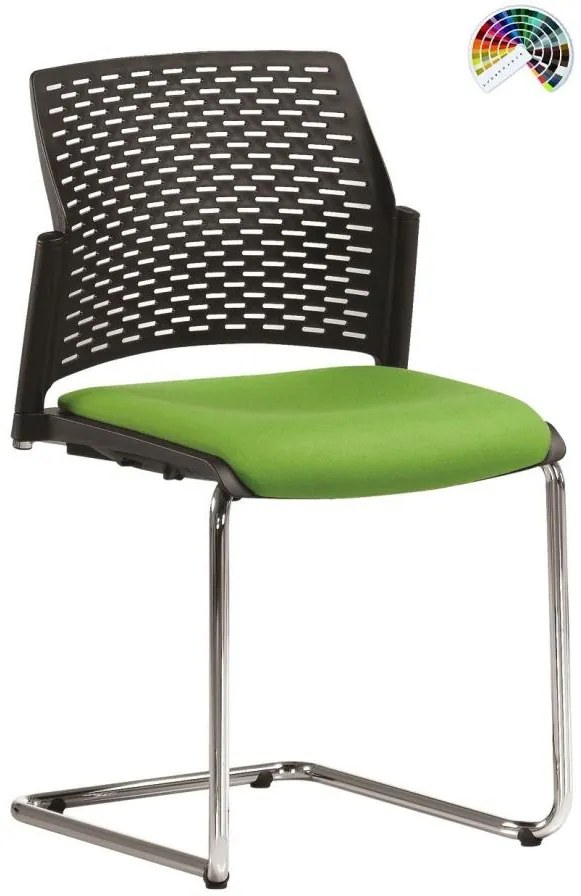 RIM Konferenčné kreslo REWIND RW 2102 2103 2107 2108 čalúnenie URBAN, JET BIOACTIVE