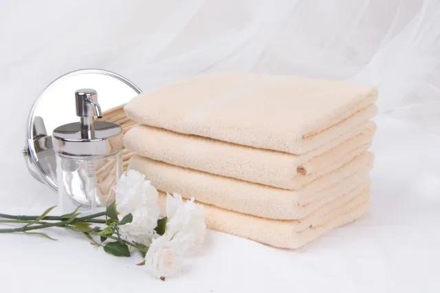 XPOSE ® Froté ručník VERONA 3ks - vanilková 30x50 cm