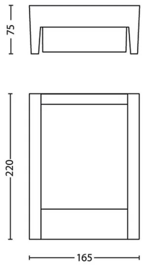 Philips - LED Vonkajšie nástenné svietidlo ARBOUR LED/3,8W/230V IP44