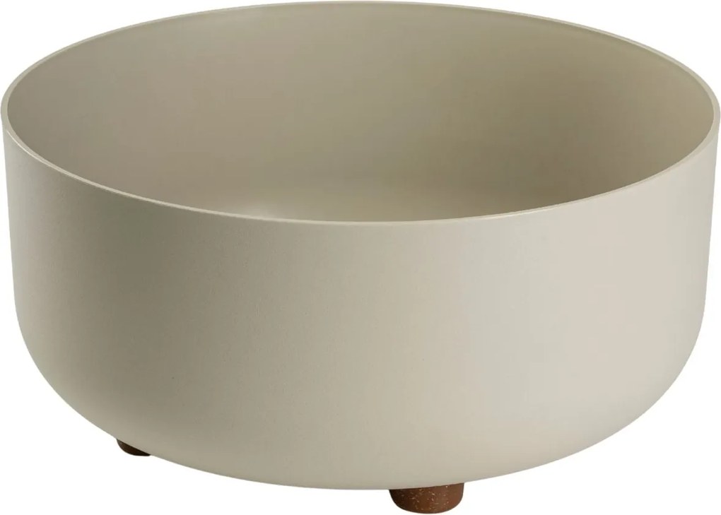 PLASTOVÝ KVETINÁČ TERRA 30X14,5 CM BÉŽOVÁ