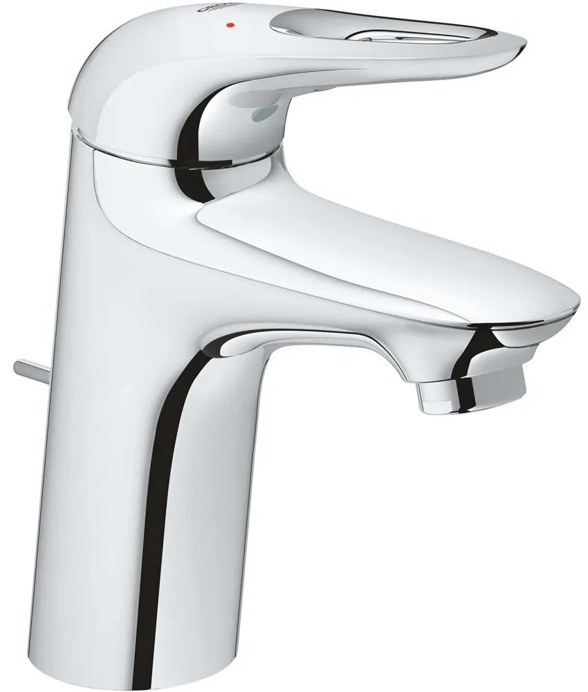 GROHE Eurostyle páková umývadlová batéria s odtokovou súpravou s tiahlom, výška výtoku 84 mm, chróm, 23564003