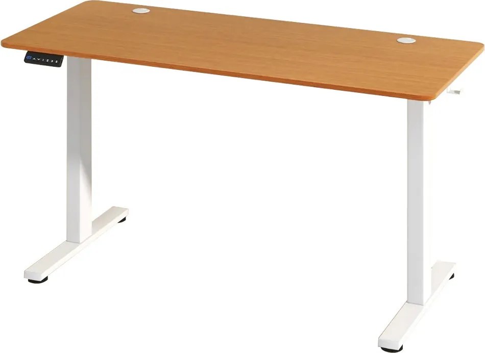 Elektricky nastaviteľný stôl, 140x60 cm