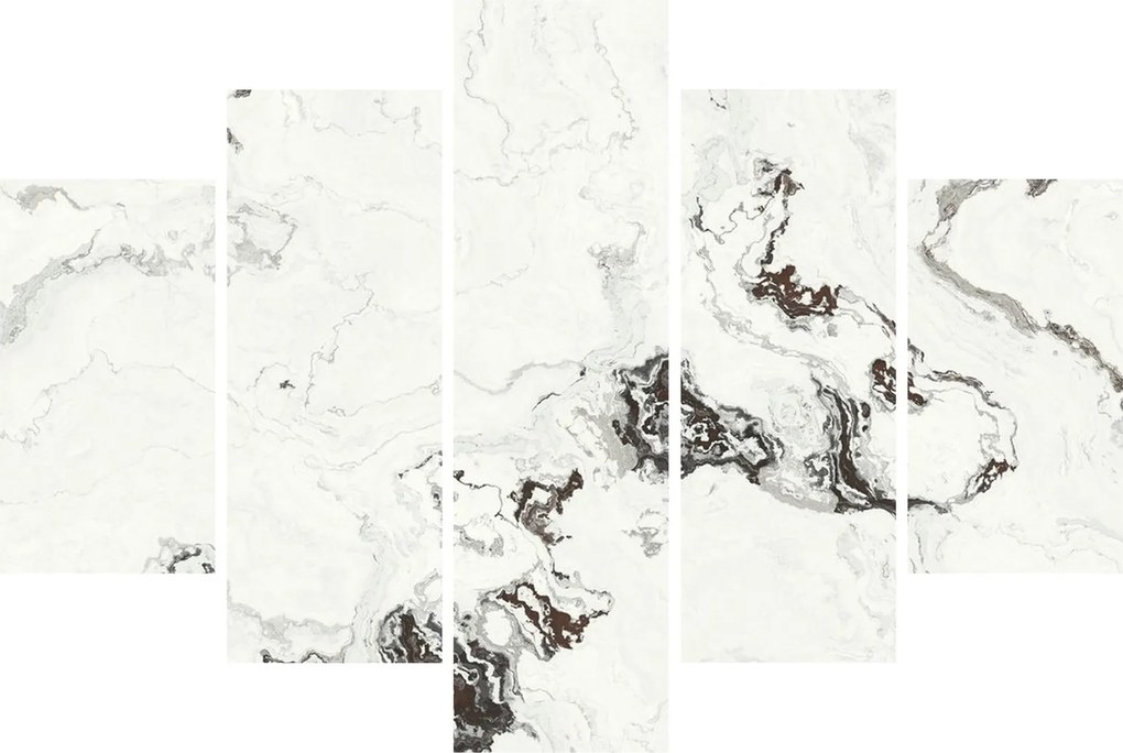 Obraz - Biely mramor (150x105 cm)