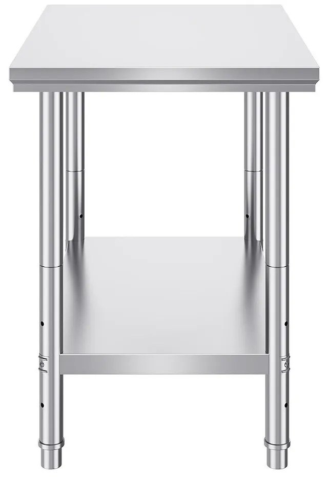 Kuchynský stôl z nehrdzavejúcej ocele