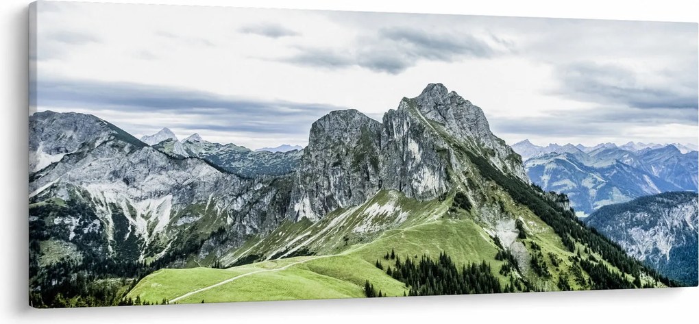 Obraz - Vrcholy hôr (120x50 cm)