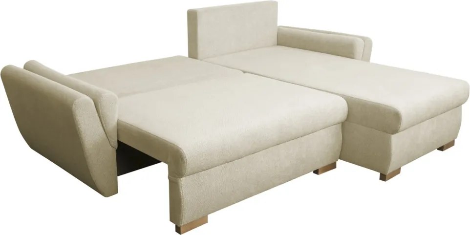 Rohová sedačka Helvetius, béžová látka