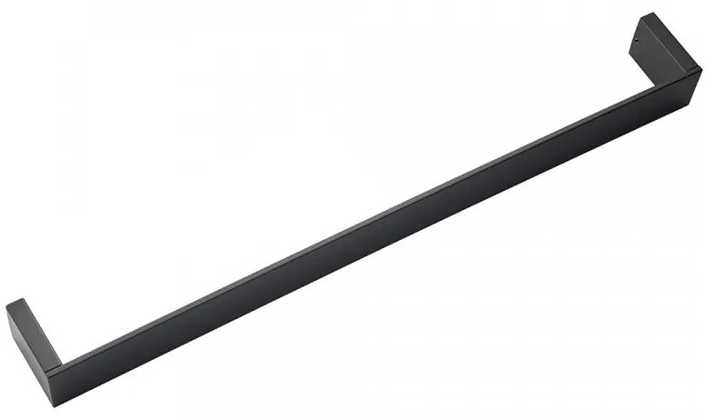 Cerano Marcell, nástenný držiak na uteráky 40 cm, čierna matná, CER-CER-428989