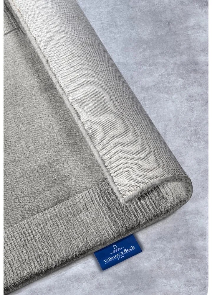 Sivý ručne tkaný vlnený behúň 80x250 cm Charlotte – Villeroy&Boch