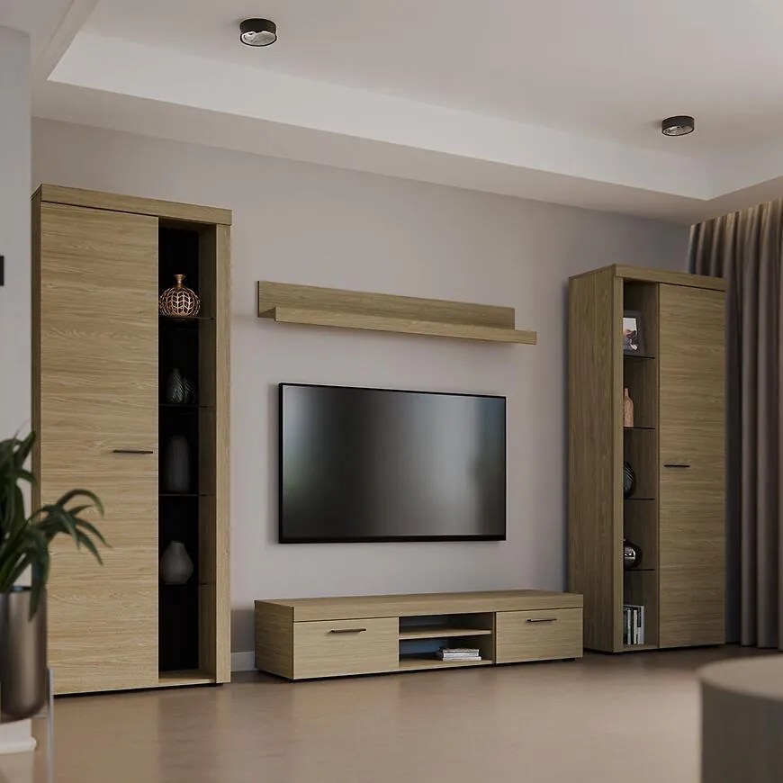 Obývacia stena Rumba XL DO01 dub olejovaný