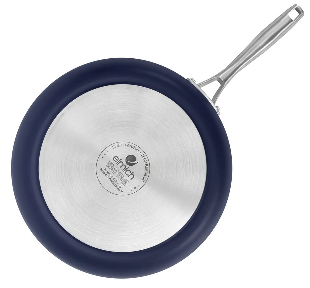 Elmich Nepriľnavá keramická panvica Vital Ø 20 cm - tmavo modrá