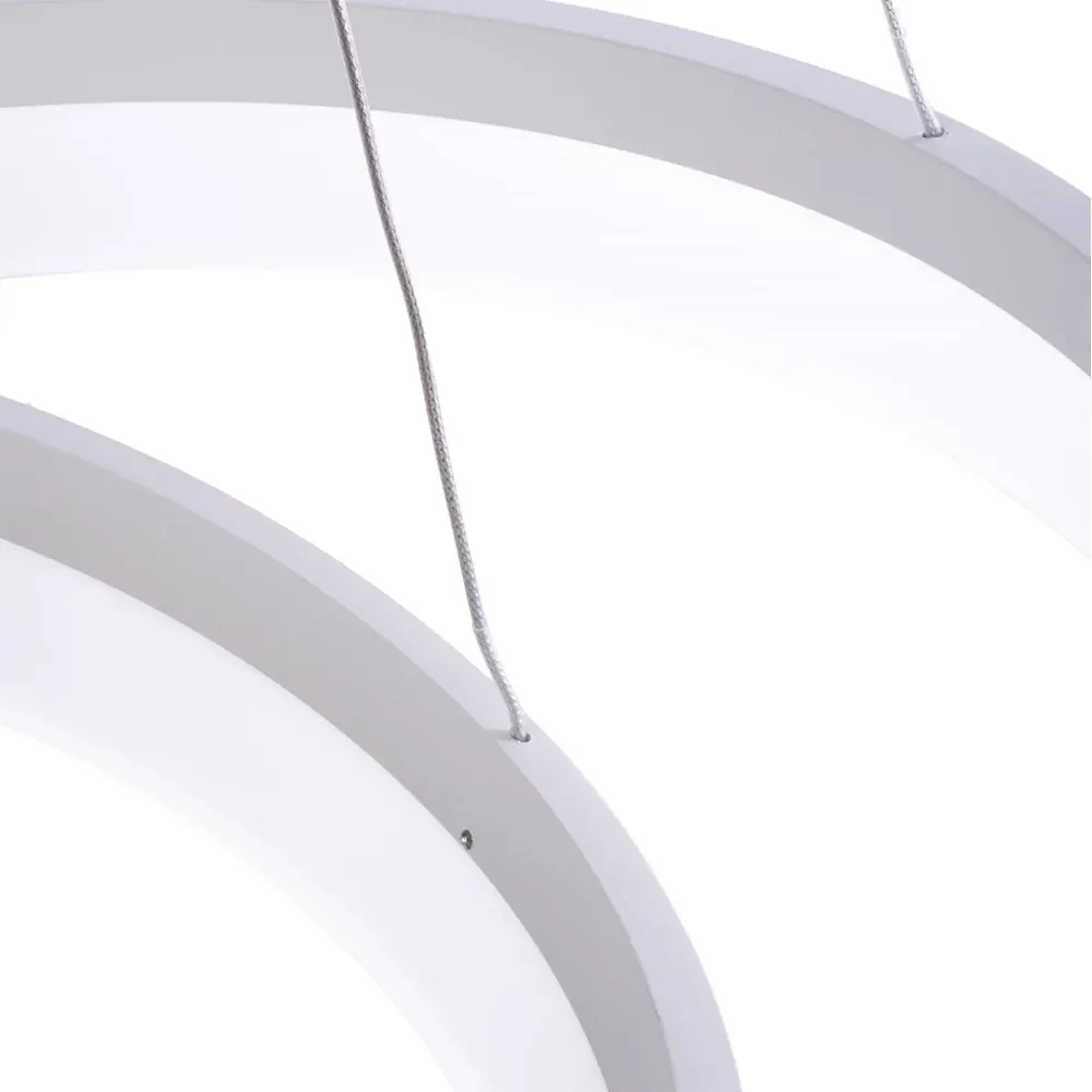 Závesné LED svietidlo Ring, 2x LED 60w, 4000k, w