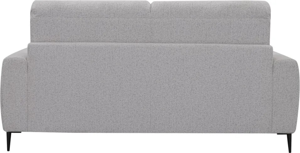 Rozkladacia pohovka na trvalé spanie Georgia, achátovo šedá tkanina