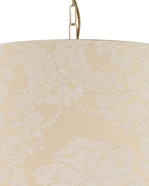 BRILAGI - Luster na reťazi SONIA 3xE27/15W/230V pr. 56 cm krémová/patina