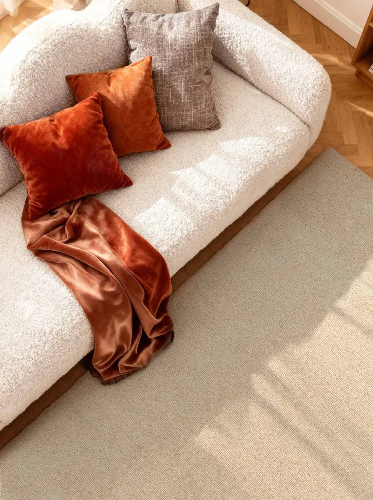 ELLE Decoration, Kusový koberec Puristic Knots 106319 Light Beige z kolekcie Elle, 160x230, béžová, obývacia izba