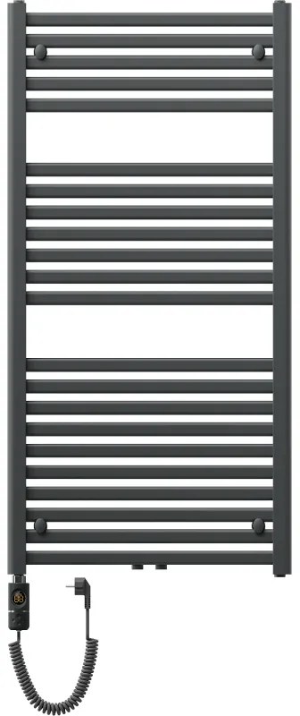 Mexen Hades, elektrické vykurovacie teleso 1200 x 600 mm, 600 W, antracitová, W104-1200-600-2900-66