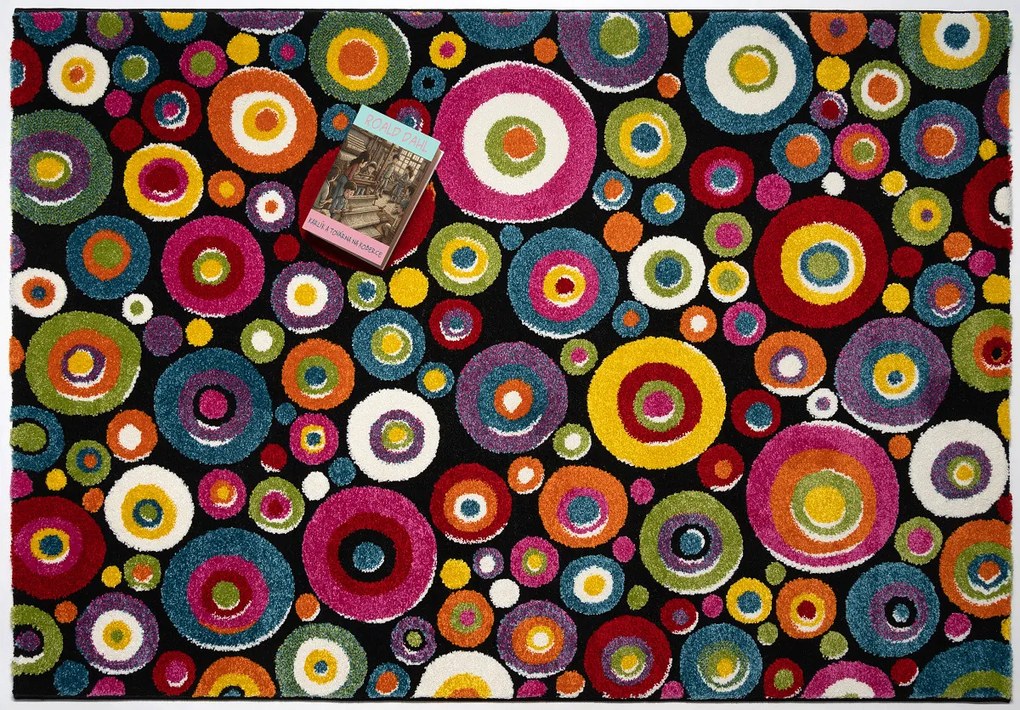 Medipa (Merinos), Kusový koberec Relief 22842-110 Multicolor, 80x150, viacfarebná, detská izba