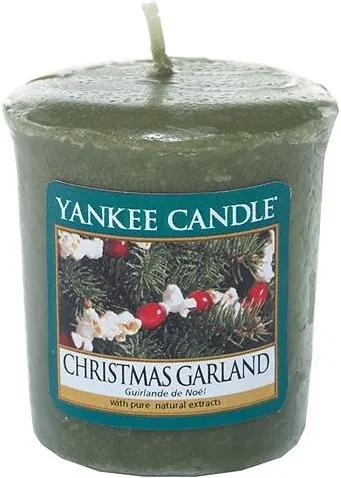 Sviečka Yankee Candle Vianočný veniec, 49 g