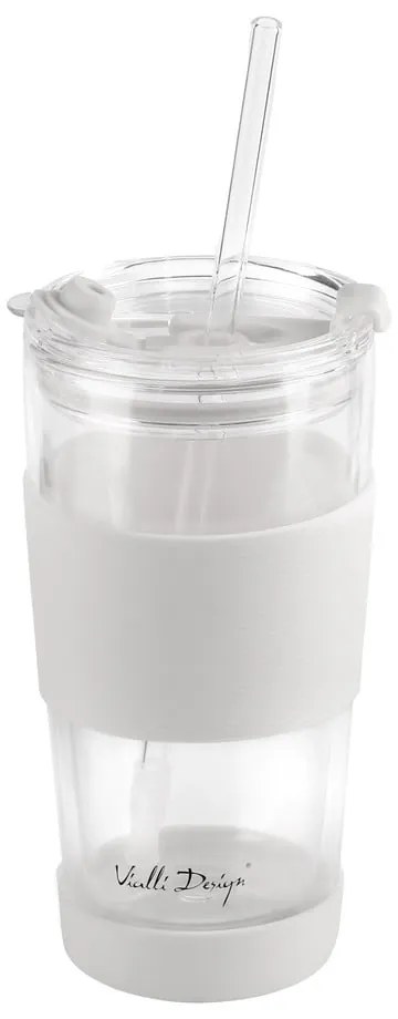 Biely termo hrnček 600 ml Fuori – Vialli Design