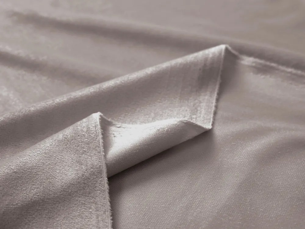 Biante Zamatový záves Velvet Prémium SVP-015 Latte - šírka 135 cm 135x210 cm