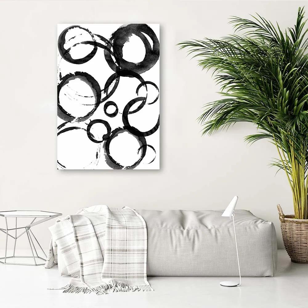 Gario Obraz na plátne Abstraktné kruhy Rozmery: 40 x 60 cm