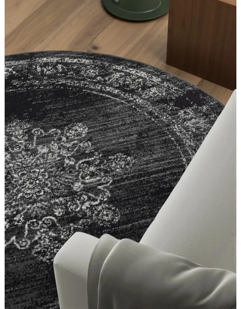 Sivý okrúhly koberec ø 120 cm Gloria Lydia – Hanse Home