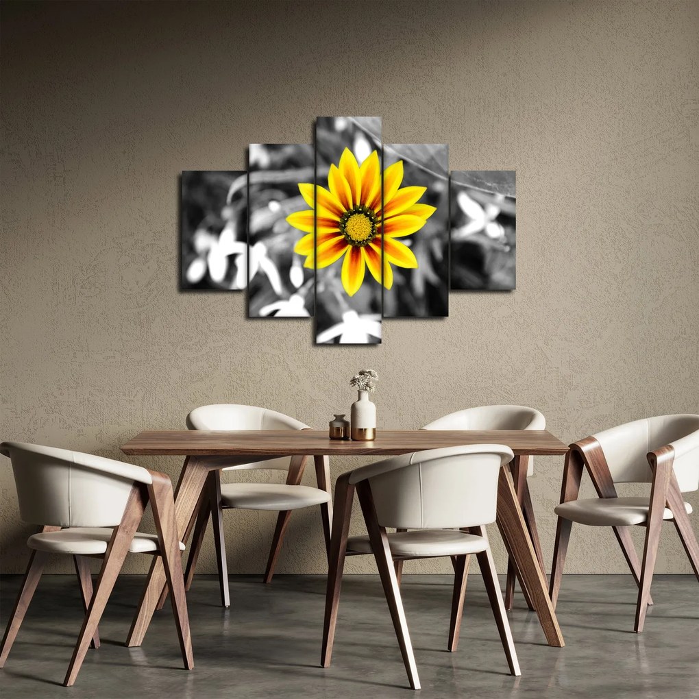 Obraz žltej kvetiny (150x105 cm)