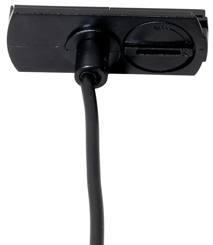 Moderná závesná lampa čierna pre 1-fázový koľajnicový systém - Iconic Frini