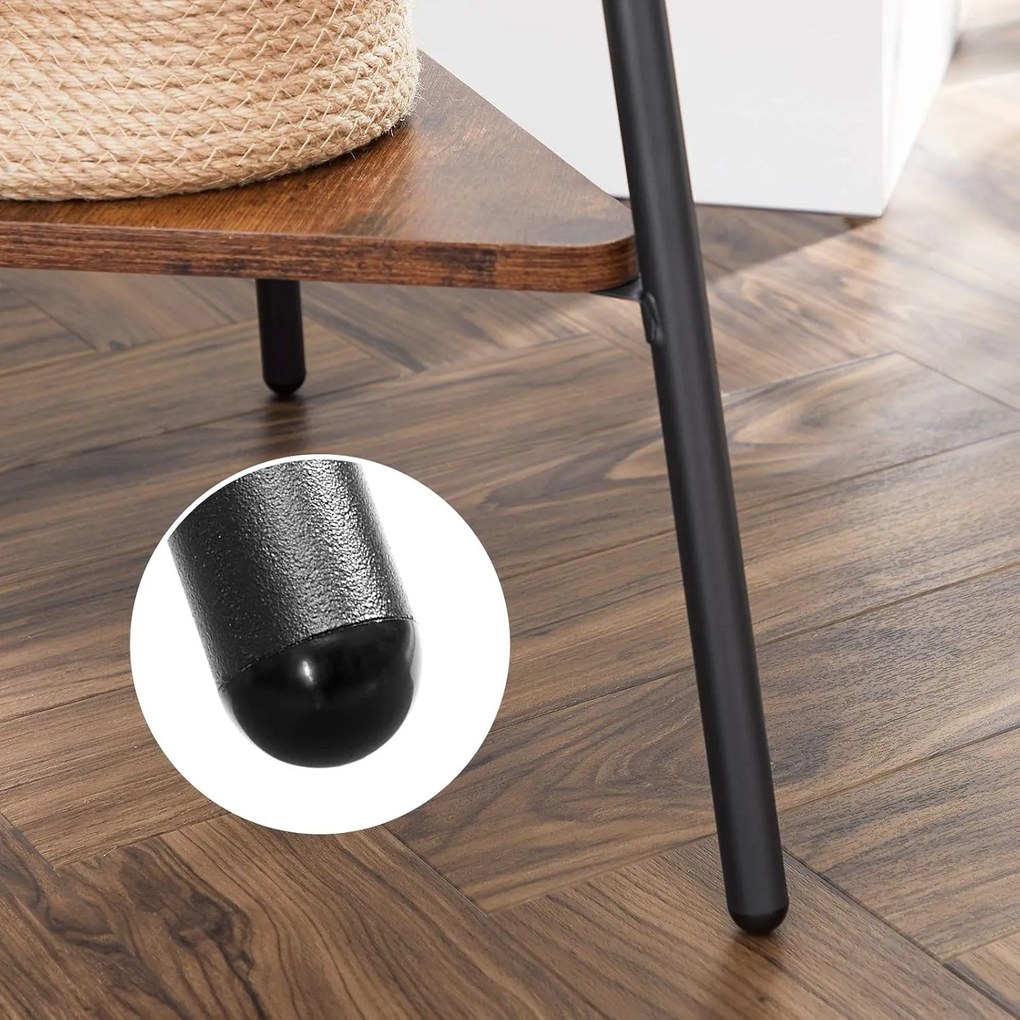 Predsieňový vešiak Vasagle Porta čierny/hnedý