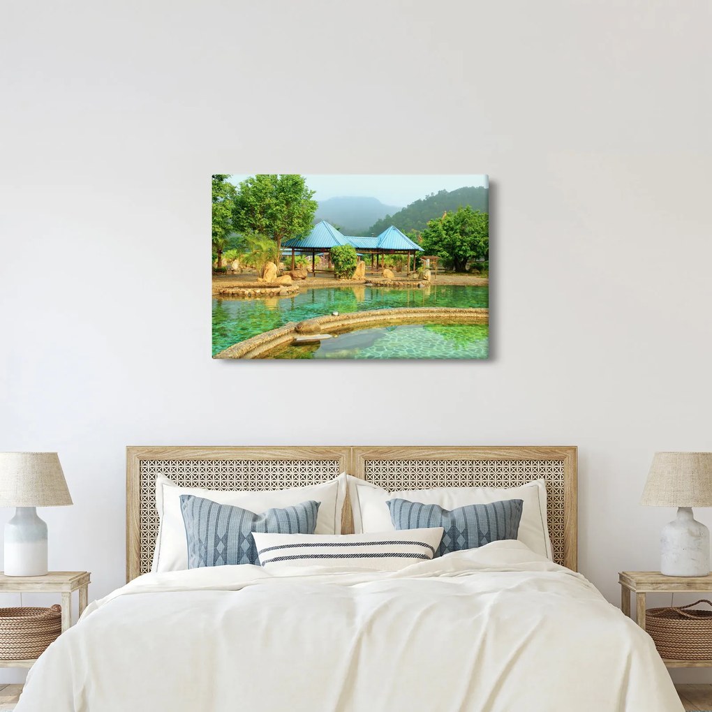 Obraz - Shanghai hotel park (90x60 cm)