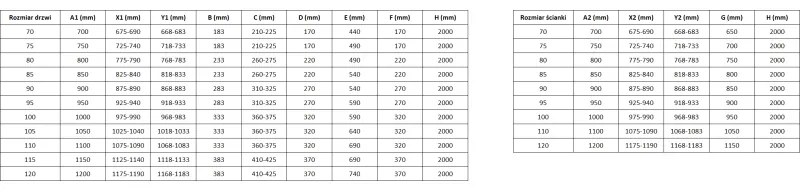 Mexen Mist T, sprchový kút s krídlovými dverami, ľavý, 85 x 90 cm, 8mm číre sklo, čierny profil, 8A4T-090-085-70-70-L