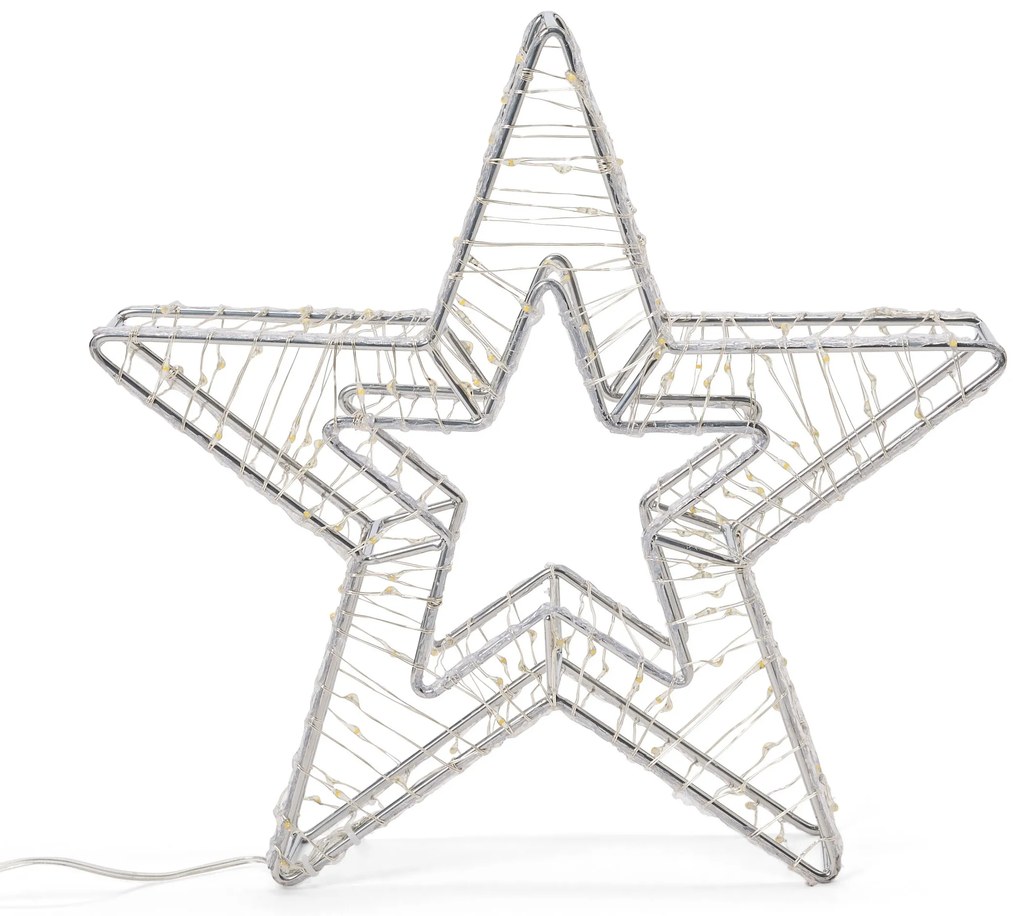 LED hviezda, 3D, do exteriéru, malá