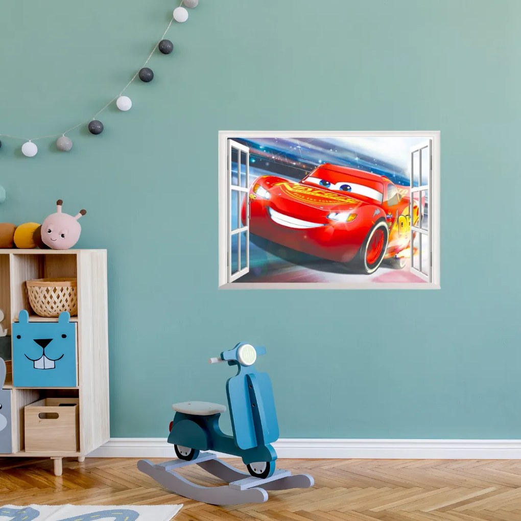 Samolepka na stenu "Bleskový McQueen" 50x70cm