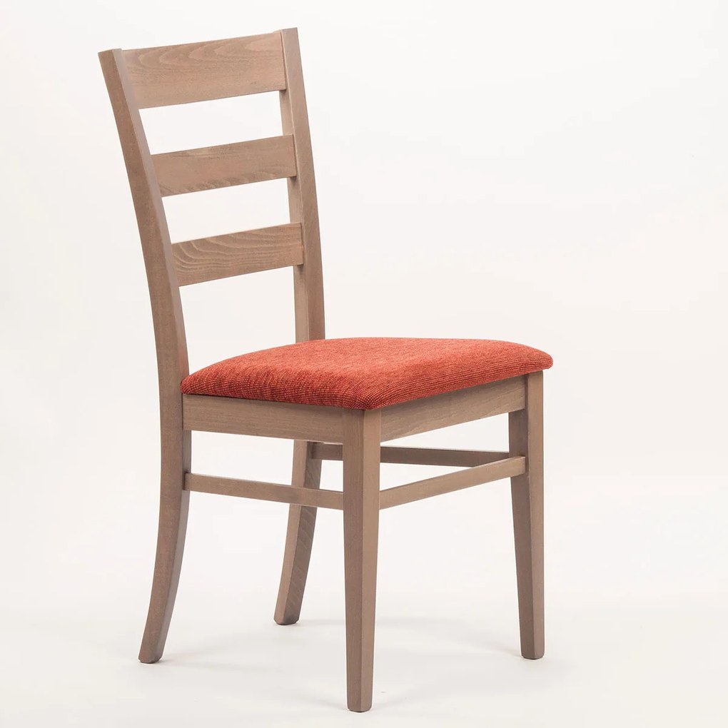 Stima Stolička VIOLA s čalúneným sedákom Vyberte odtieň ->: Dub, Vyberte látku ->: GENEZA soft 57