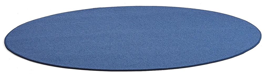 Okrúhly koberec ADAM, Ø 3000 mm, modrý