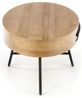 Konferenčný stolík CAROLINA 41x120 cm zlatý dub/čierna