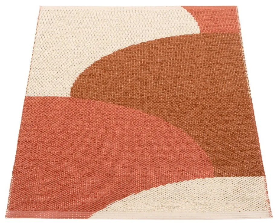 Vnútorný a vonkajší koberec v tehlovej farbe 70x90 cm Hill Brick Rust – Pappelina