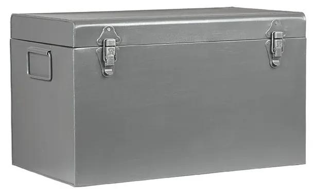 Kovový úložný box LABEL51, dĺžka 50 cm
