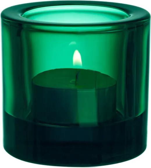 Iittala Svietnik na čajovú sviečku Kivi, emerald