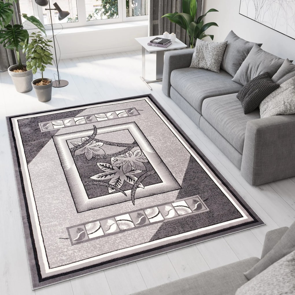 Koberec 1912A GRAY CHEAP PP CRM Veľkosť: 200x300cm