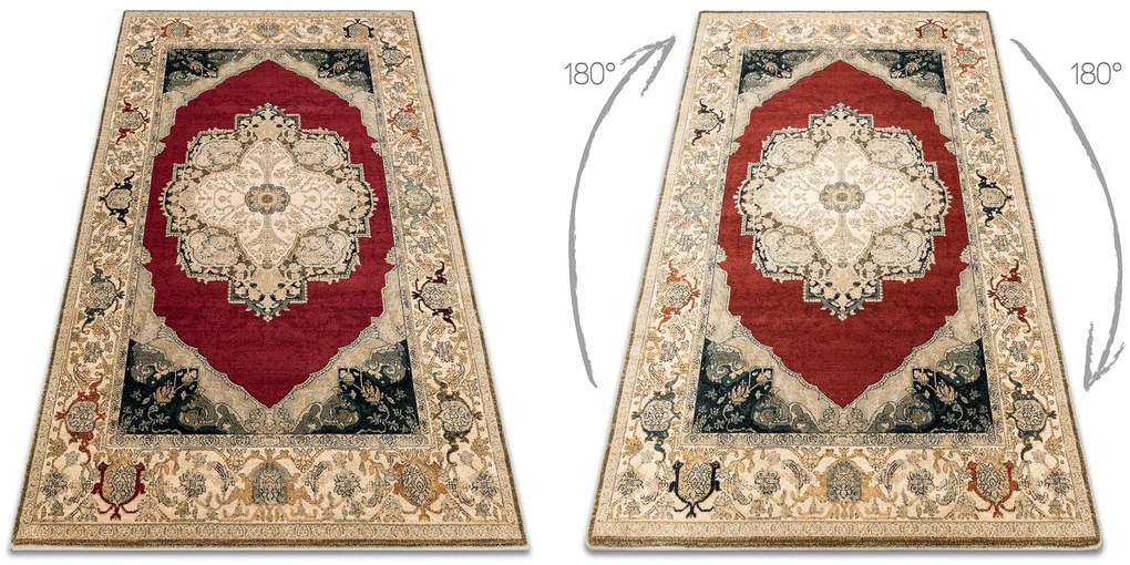 Koberec vlnený POLONIA Palazzo, červený