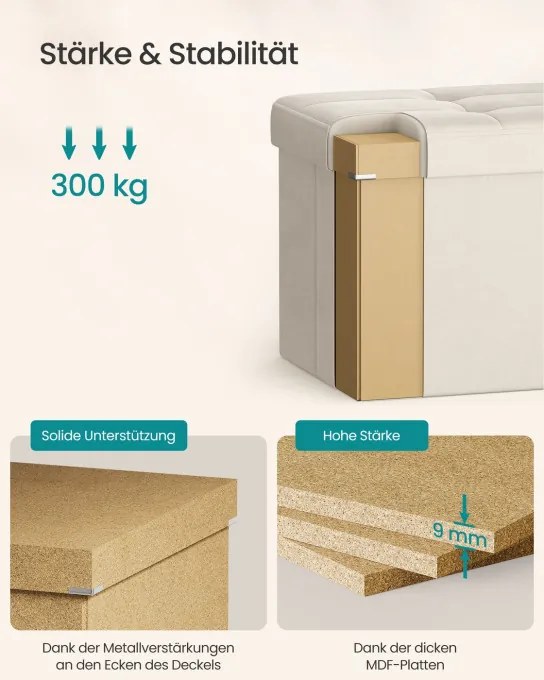 Taburetka s vekom LSF078LH01 béžová