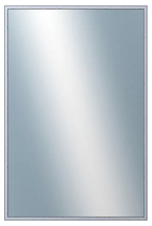 DANTIK - Zrkadlo v rámu, rozmer s rámom 40x60 cm z lišty Hliník strieborná drásaná (7269218)