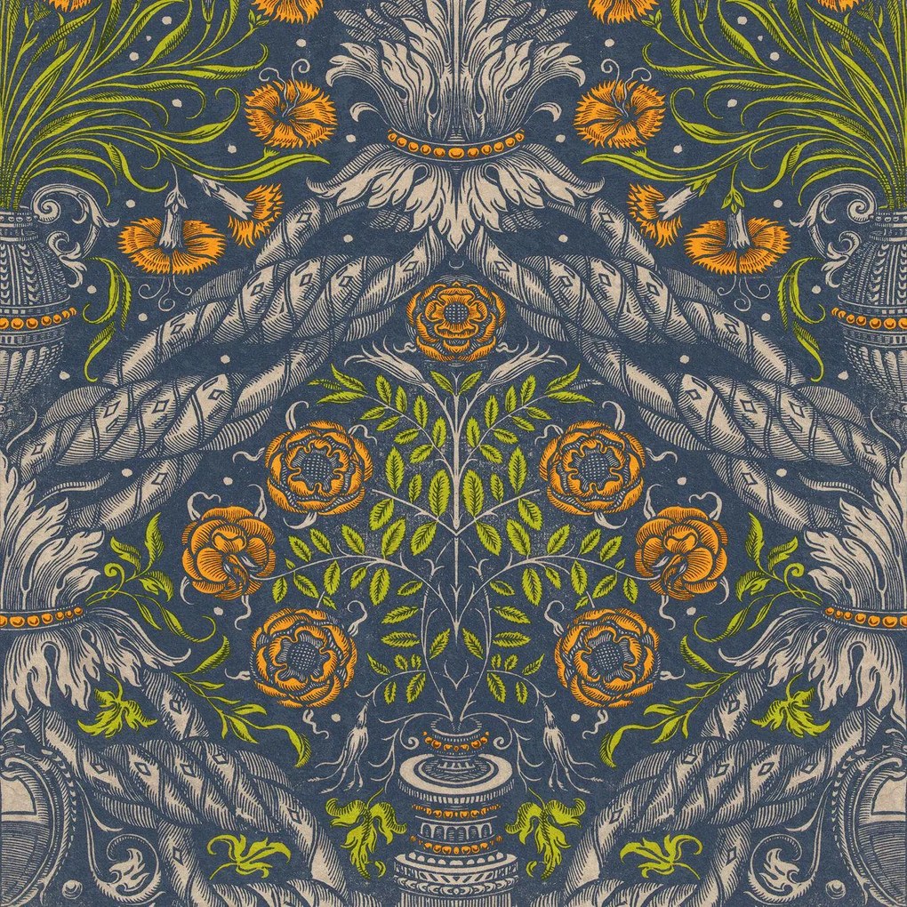 MINDTHEGAP Floral Ornament - tapeta