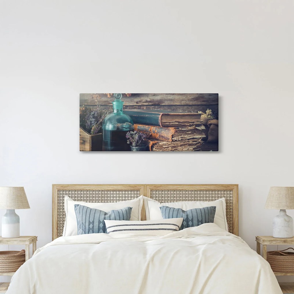 Obraz - Stolík apatykárky (120x50 cm)