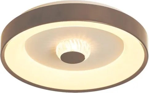 Searchlight 89735-38LT - LED stmievateľné stropné svietidlo POLKA 24W/230V + 6W pr. 38,5 cm hnedé