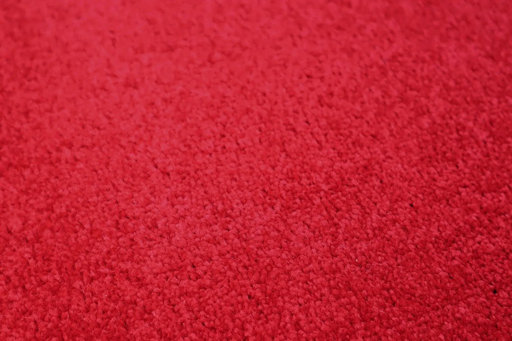 Vopi koberce Kusový koberec Eton červený 15 kruh - 67x67 (priemer) kruh cm