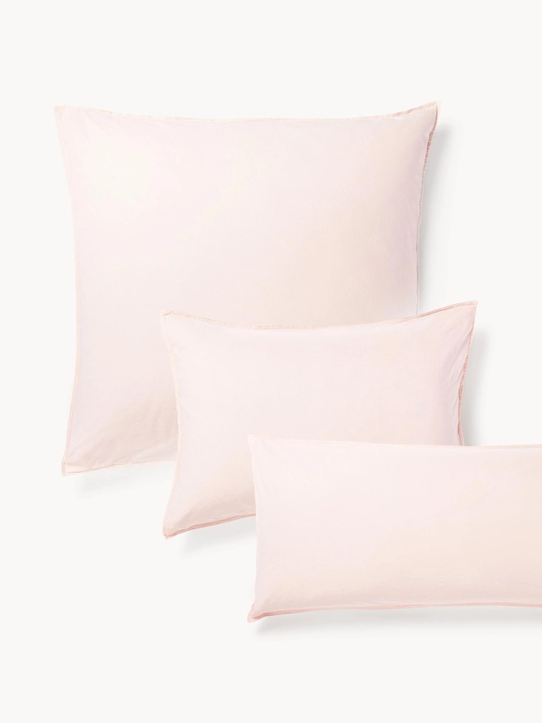 Obliečka na vankúš z vypratého bavlneného perkálu Debbie