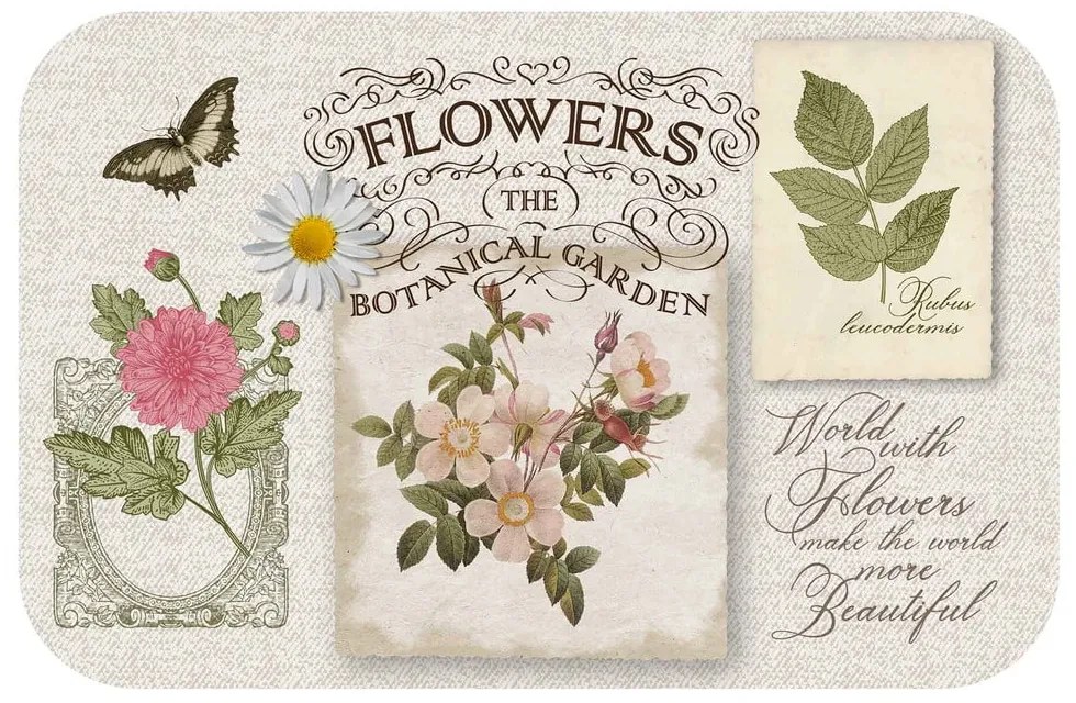 Prestieranie 28.5x44 cm Les Fleurs – douceur d'intérieur